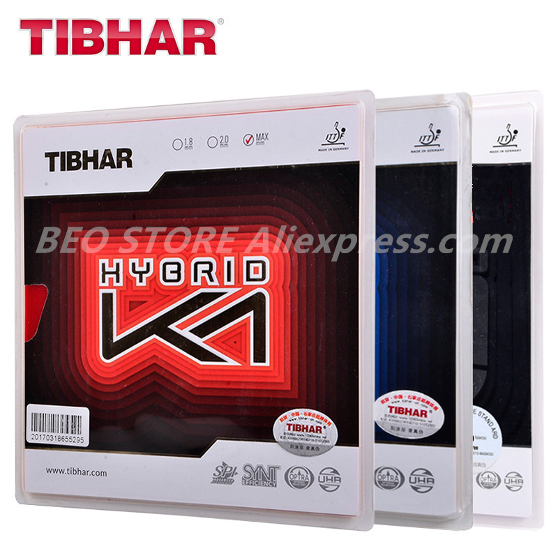 Table Tennis Hybrid Rubbers - TIBHAR-Éponge de Ping-Pong en Caoutchouc Hybride