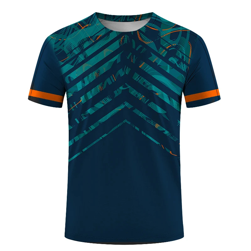Table Tennis Training China - T-shirt de badminton à manches courtes