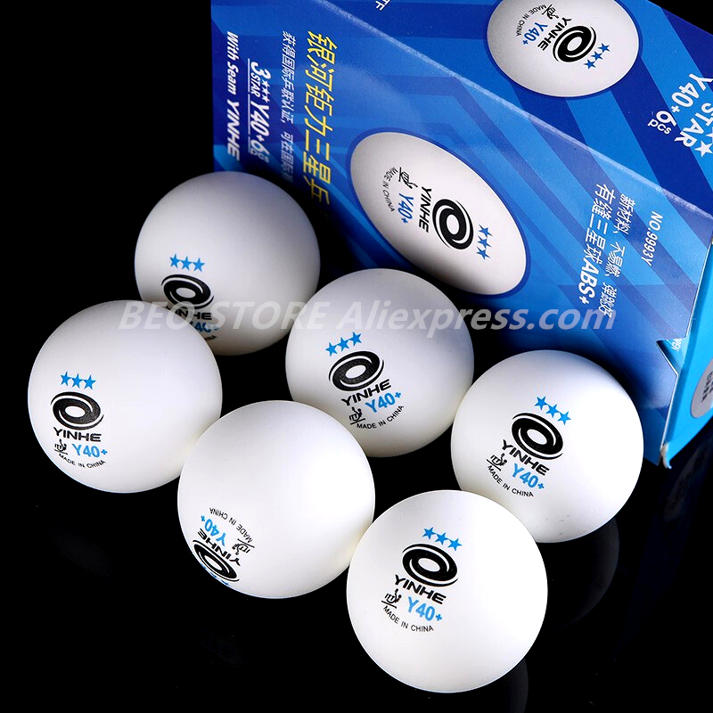 Table Tennis Hong Kong - 60 balles YINHE 3 étoiles Y40
