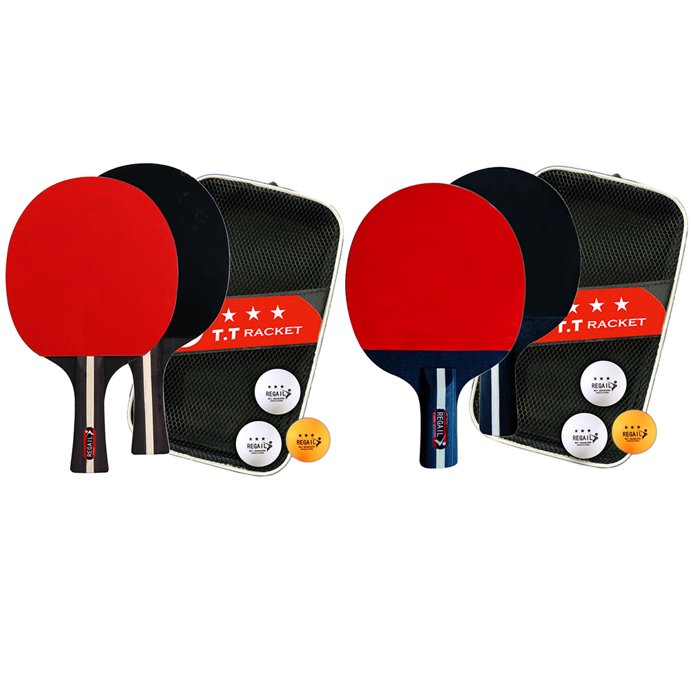 Table Tennis Training China - Raquettes de ping-pong professionnelles avec sac,