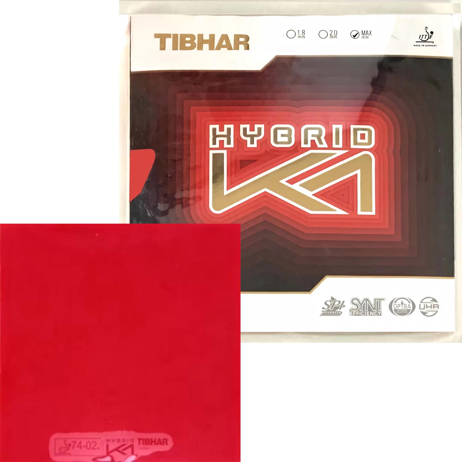 Table Tennis Hybrid Rubbers - Caoutchouc de tennis de table Tibhar