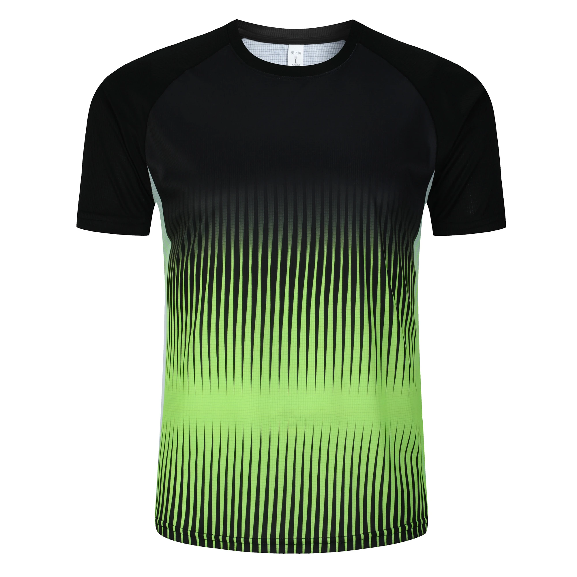 Table Tennis Training China - T-shirt à rayures dégradées pour hommes,