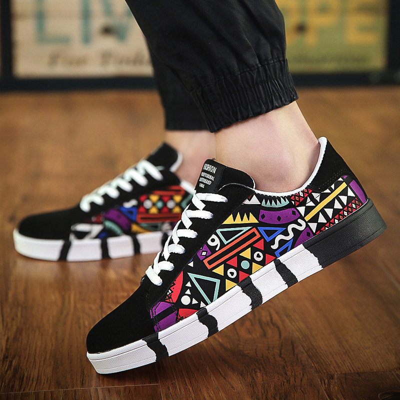 Table Tennis Men - Baskets pour hommes Graffiti toile chaussures