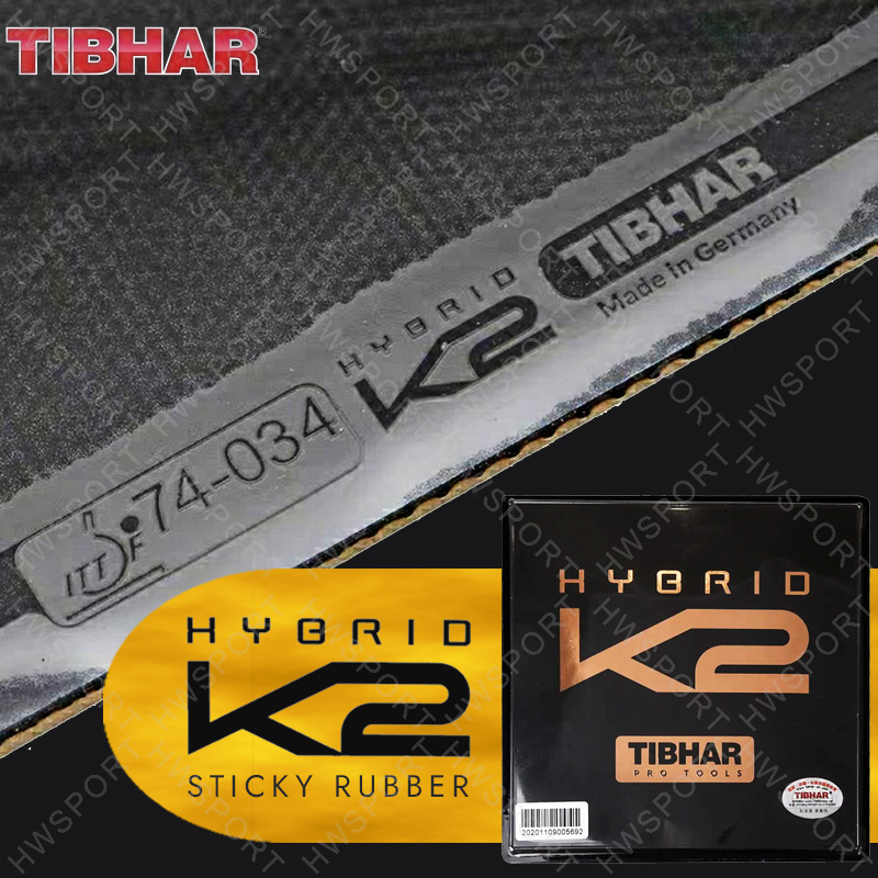 Table Tennis Hybrid Rubbers - Tibhar Hybrid K2-Feuille de dessus en