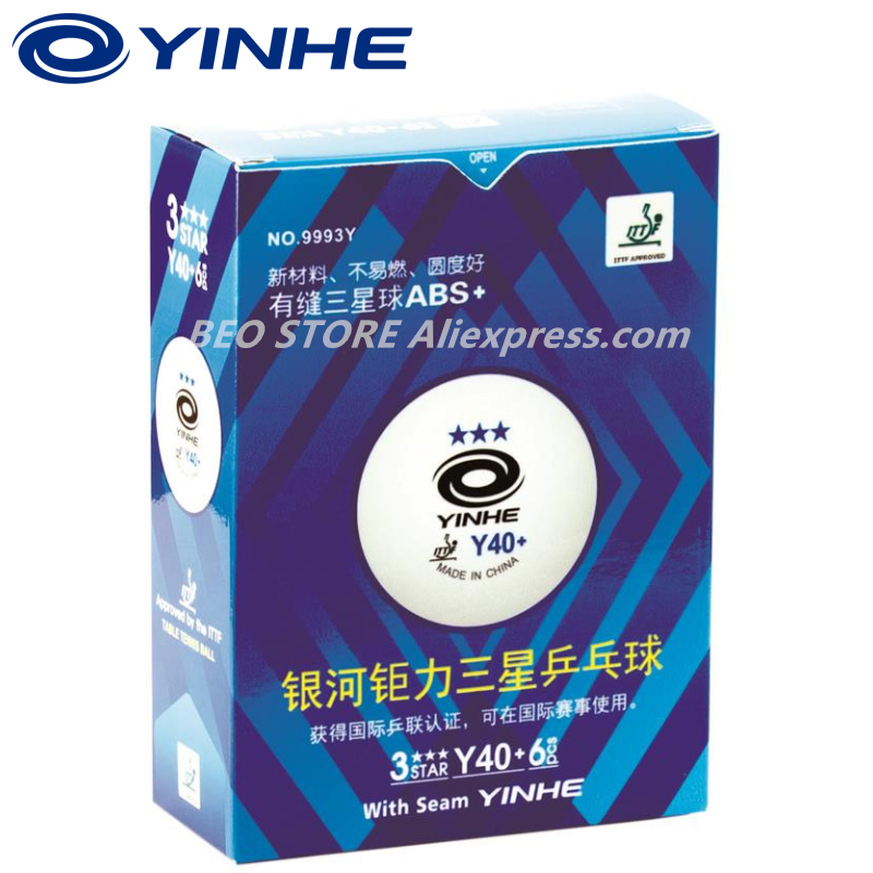 60 balles YINHE 3 étoiles Y40  - Table Tennis Hong Kong avis et prix