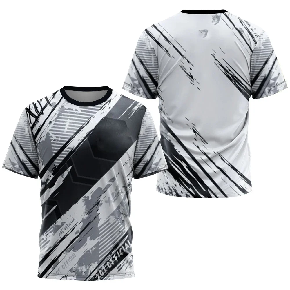 T-shirt imprimé à rayures dégr - Table Tennis Training China avis et prix