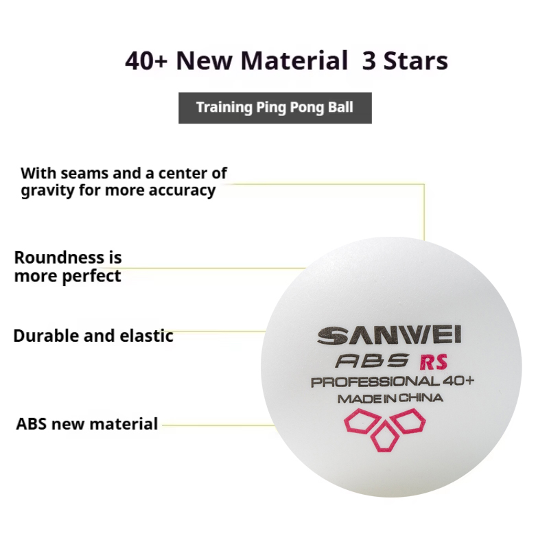 SANWEI RS40 + balles de Tennis - Table Tennis Hong Kong avis et prix
