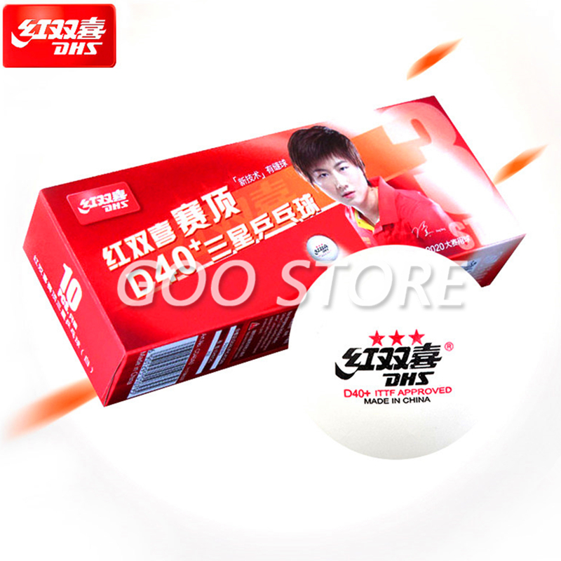 DHS 3 étoiles D40 + balle de T - Table Tennis Hong Kong avis et prix