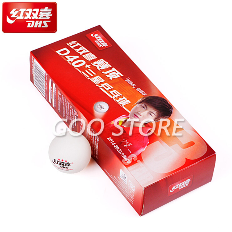 DHS 3 étoiles D40 + balle de T - Table Tennis Hong Kong avis et prix